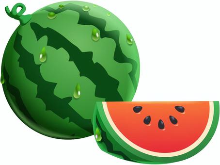 Fresh watermelon, , JPG, PNG and AI