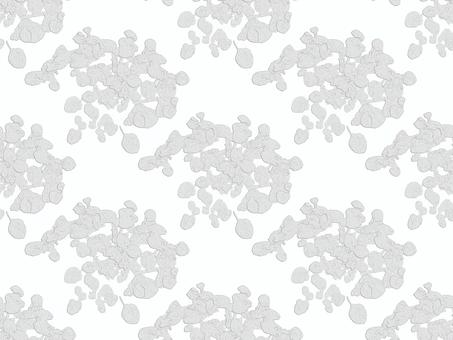 エンボス加工のシームレスなコルシカミント エンボス加工のシームレスなコルシカミント コルシカミント,ハーブ,ミント,葉っぱ,葉,群落,模様,エンボス,紙,背景のイラスト素材