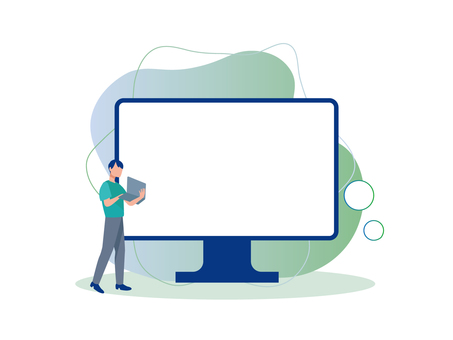 PCフレームと人A