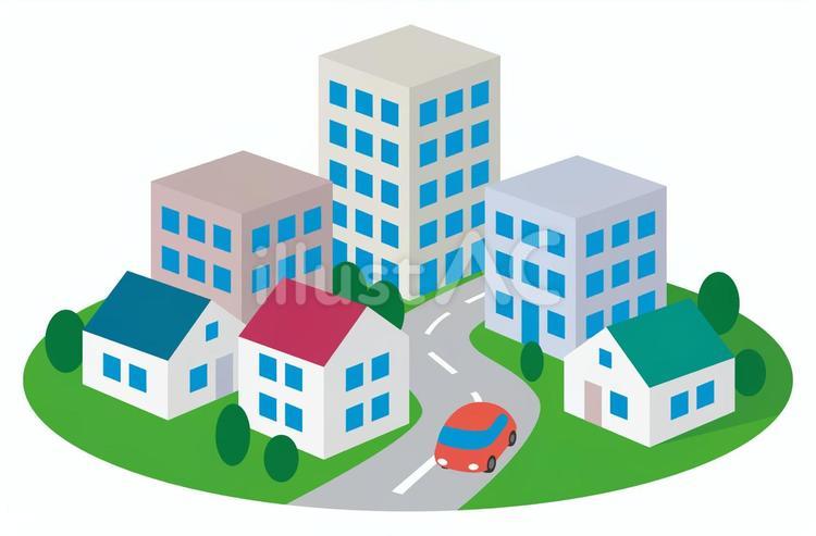 都市のイメージ 都市,街,風景のイラスト素材