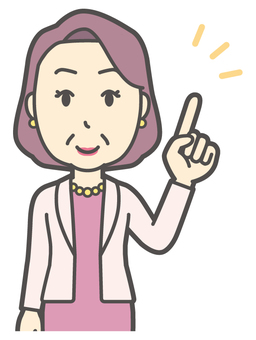  お金持ちマダム-124-バスト おばさん,ポイント,説明,笑顔,中年,女性,富裕層,マダム,裕福,お金持ちのイラスト素材