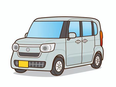 軽自動車_02（水色） 自動車,ファミリーカー,ドライブ,マイカー,カーシェアのイラスト素材