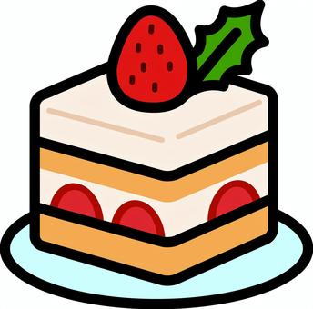青皿のショートケーキです。 青皿のショートケーキです。 いちご,ショートケーキ,シンプル,断面,ケーキ,おやつ,デザート,スイーツ,フルーツ,カットケーキのイラスト素材