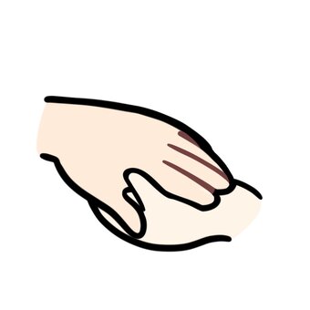 手を取る 手を取る,手をつなぐ,支える,思いやり,手,助ける,イラスト,シンプルのイラスト素材