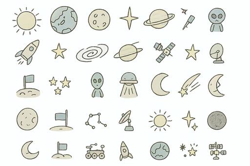 宇宙をテーマにしたイラスト4