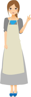 Elder sister to guide, guide, finger pointing, point, JPG, PNG and AI