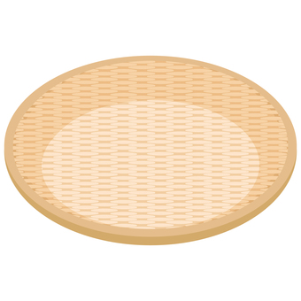 ざる ざる,入れ物,竹,器,容器,イラスト,単品,素材,隙間,シンプルのイラスト素材