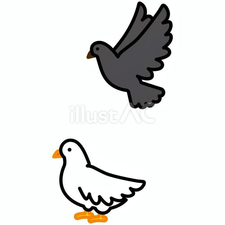 低い 高い,低い,はとのイラスト素材