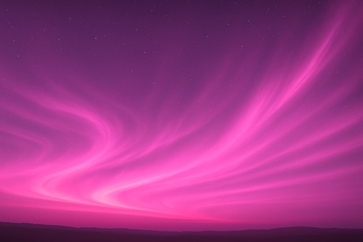 ピンクオーロラ背景＆テクスチャー画像
