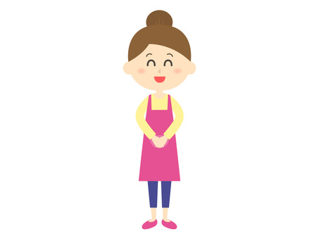 Woman in an apron, , JPG, PNG and AI