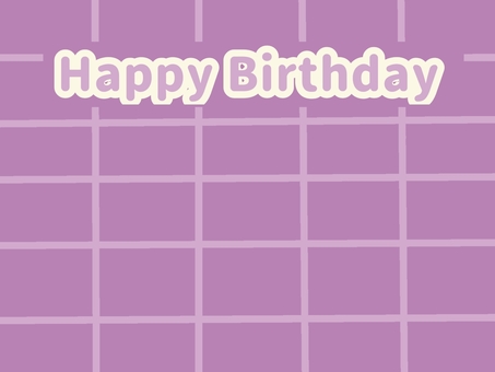 Plaid pattern_Birthday illustration, birthday, happy birthday, anniversary, JPG