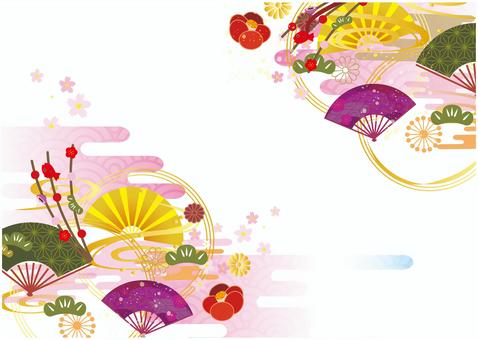 Illustration, new year's cards, lunar month, new year's day, 