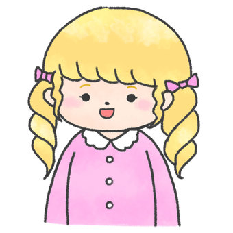 金髪メルヘンの女性
