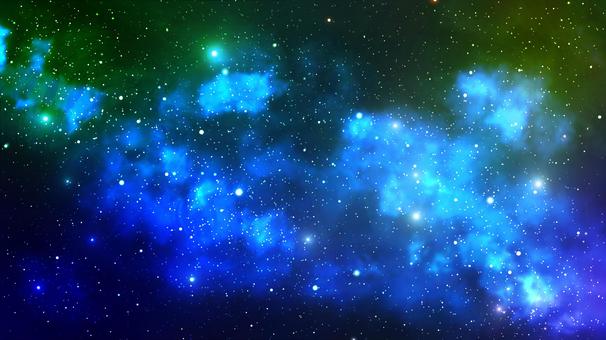 宇宙・星空の背景素材74 宇宙,キラキラ,コスモ,空間,きれい,光,星,暗闇,星雲,夜のイラスト素材