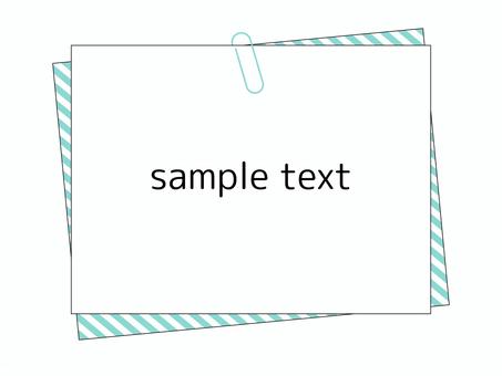 クリップ付きメモ用紙 クリップ付きメモ用紙 メモ,メモ帳,フレーム,飾り枠,クリップ,紙,おしゃれ,かわいい,シンプル,カラフルのイラスト素材