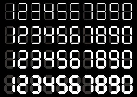デジタル数字g 数字,デジタル,デジタル数字,フォント,電卓,計算機,シンプル,ビジネス,デザイン,グラフィックのイラスト素材