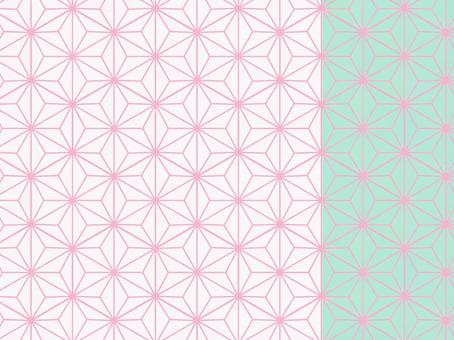 ゆめかわ配色麻の葉文様（ピンク） 麻の葉,背景,かわいい,ゆめかわ,和風,和柄,おしゃれ,パステルカラー,幾何学模様,上品のイラスト素材