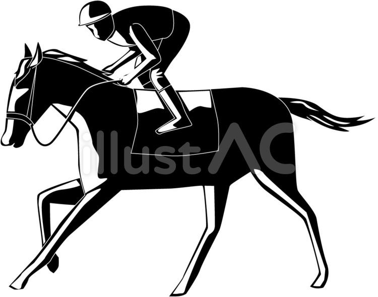乗馬　馬　乗る　人物　競馬　競技 乗馬,馬,乗るのイラスト素材