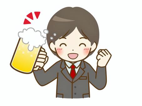 Young man in a liquor suit, , JPG, PNG and AI