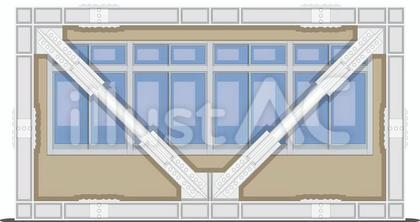 耐震補強工事を施工した建物 アップ