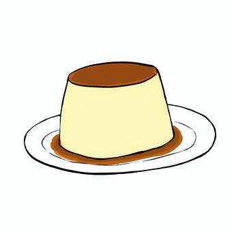 プリン プリン,おやつ,お菓子,甘い,デザート,カラメル,スイーツのイラスト素材