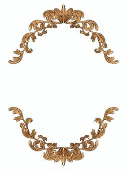 豪華なアンティーク調の飾り枠 豪華なアンティーク調の飾り枠 フレーム,背景,飾り,オーナメント,縦,アンティーク,豪華,エレガント,ゴージャス,ゴールドのイラスト素材