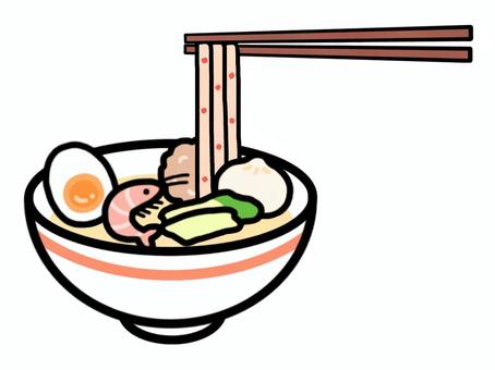 麻辣湯いただきます 麻辣湯,春雨,タンミョン,花椒,辛い,辛口,スパイシー,四川料理,中国料理,エビのイラスト素材