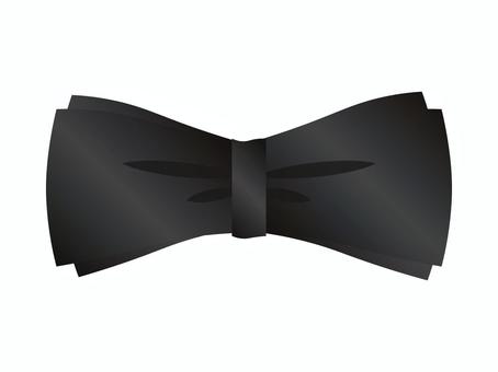 黒い蝶ネクタイ 黒い蝶ネクタイ 蝶ネクタイ,黒,ネクタイ,フォーマル,正装,タキシード,男性ファッション,小物,結婚式,パーティーのイラスト素材