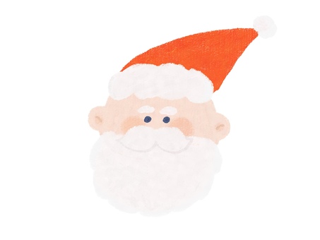 サンタクロースの顔