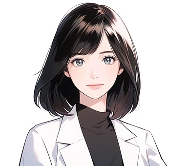 Illustration, a woman doctor, doctor, female, 