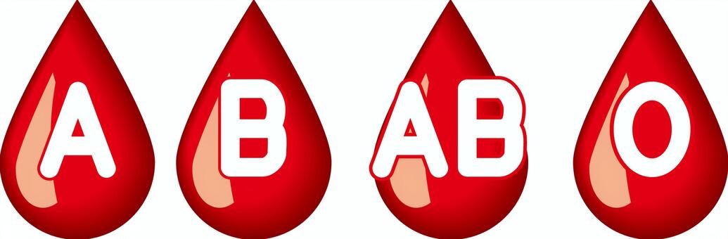 Illustration, blood type, dribble, liquid, 