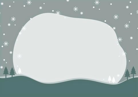 雪景色の背景09 冬,雪,背景,クリスマス,冬景色,雪景色,風景,おしゃれ,シンプル,デザインのイラスト素材