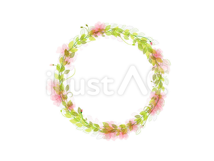 Cherry Wreath2 桜,リース,花のイラスト素材
