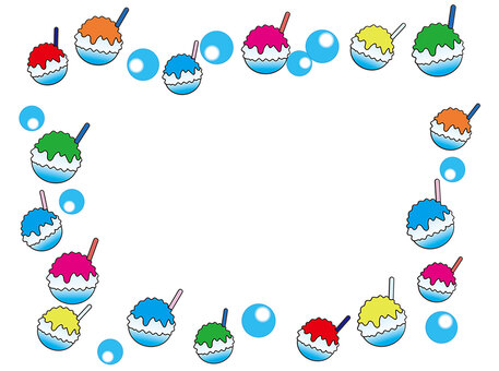 Frame shaved ice, JPG and PNG Frame shaved ice, , JPG and PNG
