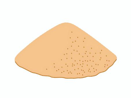 米ぬか 米ぬか,精米,米,手描き,肥料,ぬか床のイラスト素材