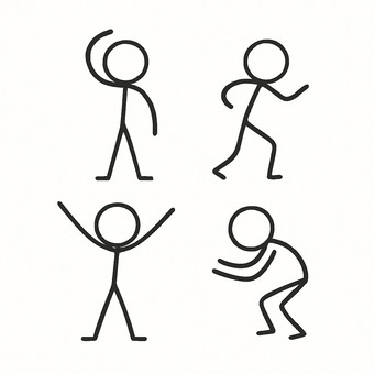 Stick Figures, JPG Stick Figures, stick figures, simple, pause, JPG