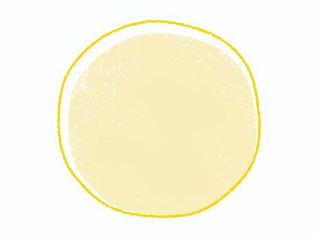 版画風丸フレーム05 フレーム,囲み,枠,囲み枠,背景枠,版画風,にじみ線,手書き,もこもこ,かわいいのイラスト素材