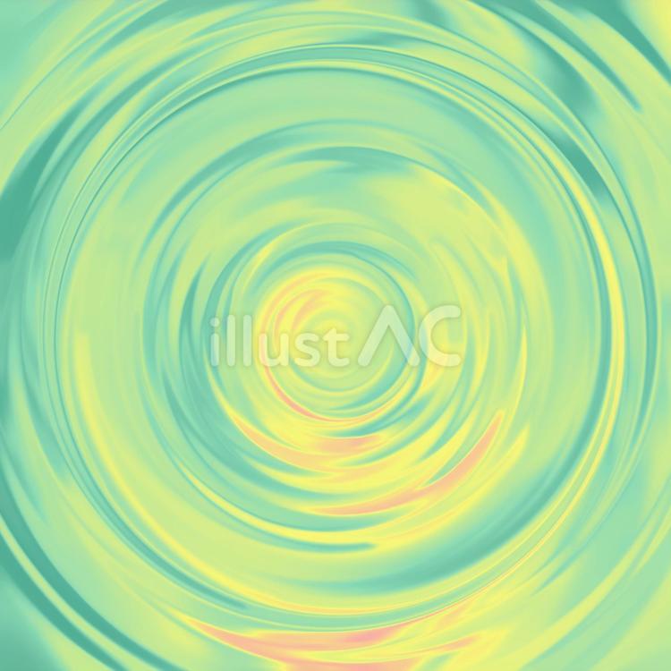 渦巻背景 渦巻き,模様,グリーンのイラスト素材
