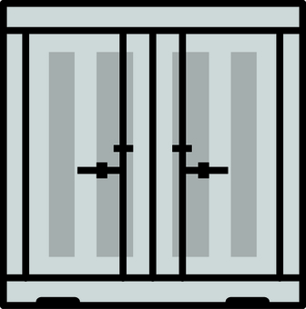 グレーのコンテナです。 グレーのコンテナです。 コンテナ,シンプル,貨物,輸送,倉庫,物流,業務,輸入,輸出,積み上げのイラスト素材