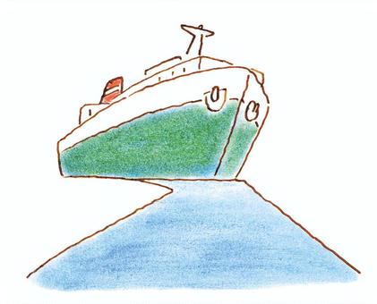 船 クルージング,船,巨大,観光,クルーズ船,海外旅行,海外,海賊,海賊船,大型船のイラスト素材