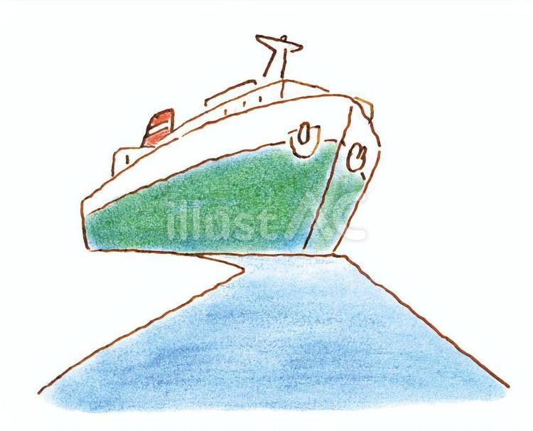 船 船 クルージング,船,巨大のイラスト素材