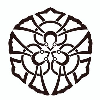 家紋 雀 家紋 雀 家紋,紋,紋章,雀,動物紋,文様,紋様,家系,血すじ,血統のイラスト素材