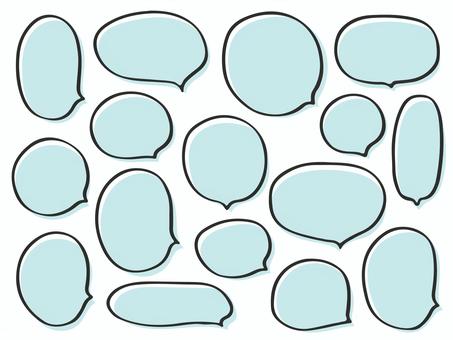 Illustration,  Illustration, speech balloon, a balloon, frame,