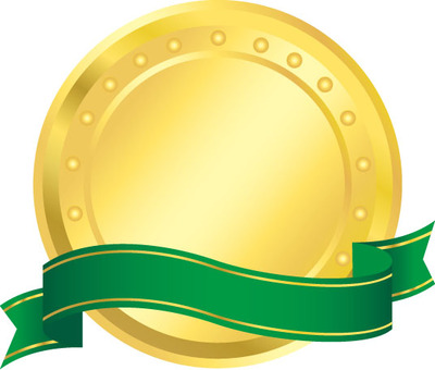 メダルリボングリーン