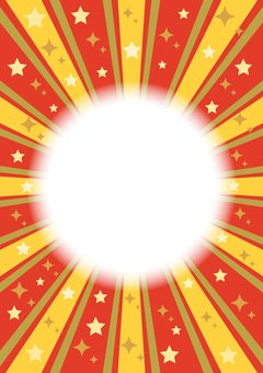 星の集中線の縦背景_黄×赤_中央 星の集中線の縦背景_黄×赤_中央 集中線,放射,背景,星,キラキラ,黄,赤,輝き,放射状,効果線のイラスト素材