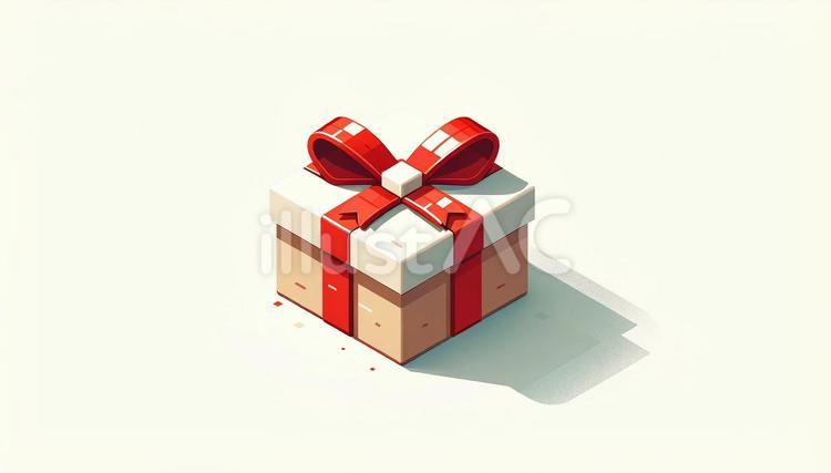 プレゼント用ギフトボックス プレゼント,ギフトボックス,クリスマスのイラスト素材