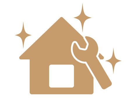 家のリフォームの工事のシルエット リフォーム,家,アイコン,リノベーション,工事,マーク,改築,修繕,一軒家,シルエットのイラスト素材