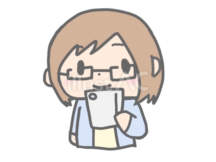 スマートフォンを使う女性　単体 女性,上半身,かわいいのイラスト素材