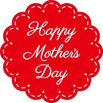 Mother's Day logo stitched_Red, , JPG, PNG and AI