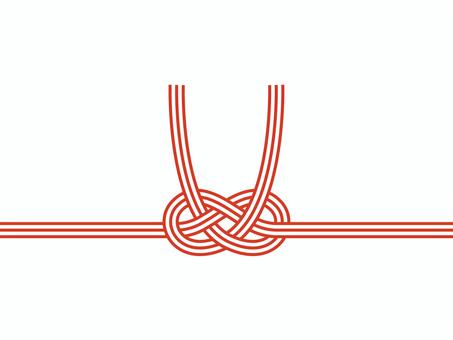 熨斗のイラスト　水引 水引,熨斗,お祝い,和風,御歳暮,御中元,プレゼント,贈答,のし紙,結婚のイラスト素材